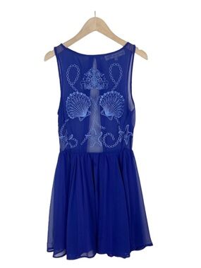 Bless’ed Are The Meek Blue Seashell Dress Size 0
